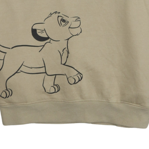 Disney Women’s Beige Lion King Pullover Hoodie Size M 12/14