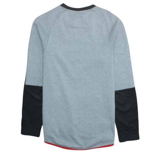 Nike Men's Grey Crew Neck Pullover Sweatshirt S Sports Style