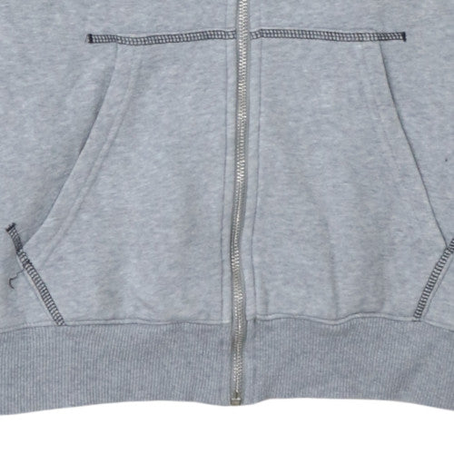 Adidas Womens Grey Full Zip Hoodie 1972 Graphic Size 14