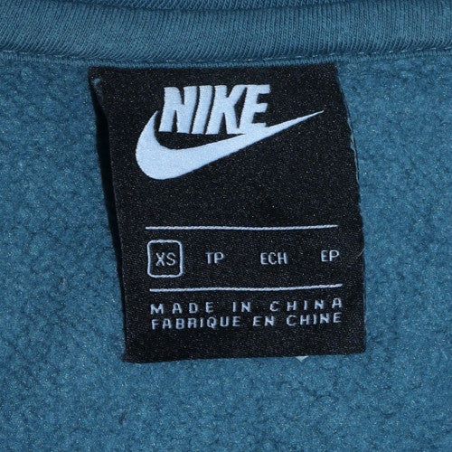 Nike Men's Blue Full Zip Sweatshirt XS Sports Fleece Jacket