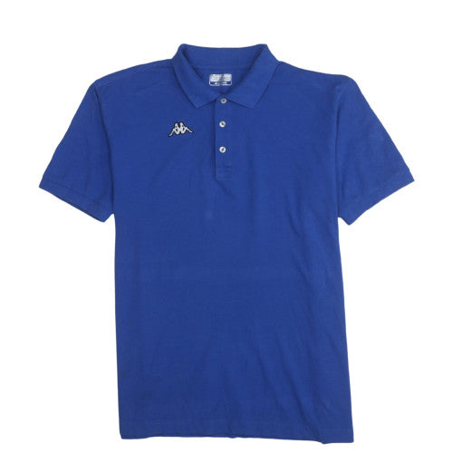 Kappa Mens Blue 2XL Cotton Short Sleeve Polo Shirt