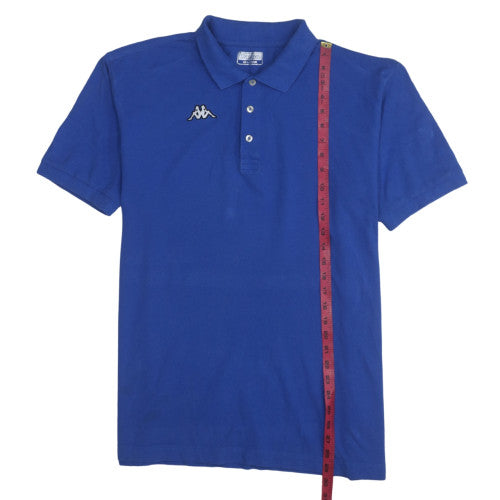 Kappa Mens Blue 2XL Cotton Short Sleeve Polo Shirt