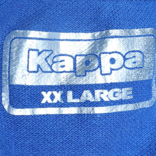 Kappa Mens Blue 2XL Cotton Short Sleeve Polo Shirt