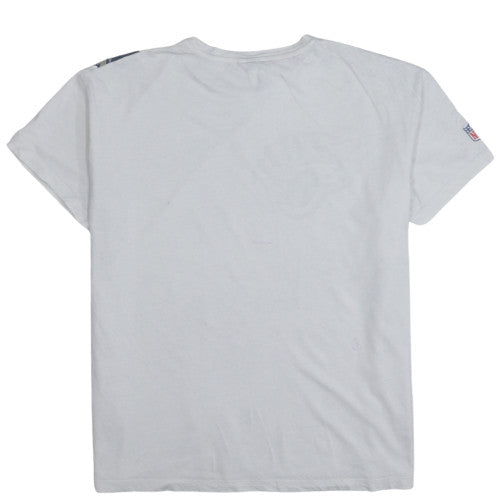 NFL Team Apparel Men's White XL Cotton Graphic Sports T-Shirt