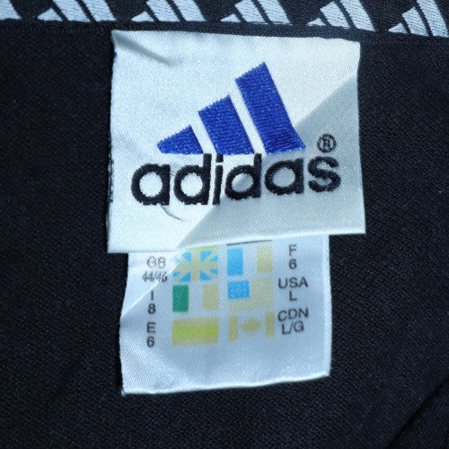 Adidas Men's Black Cotton Short Sleeve Polo Shirt Size L