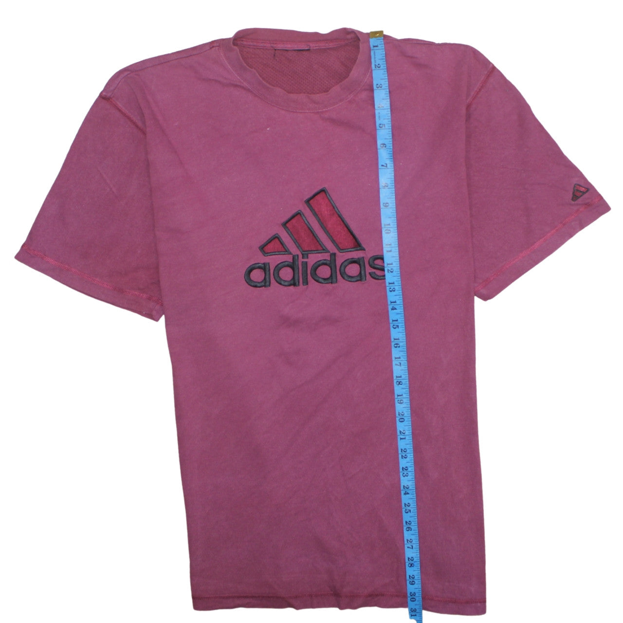Adidas Men's Pink Crew Neck Cotton Sports T-Shirt Size L