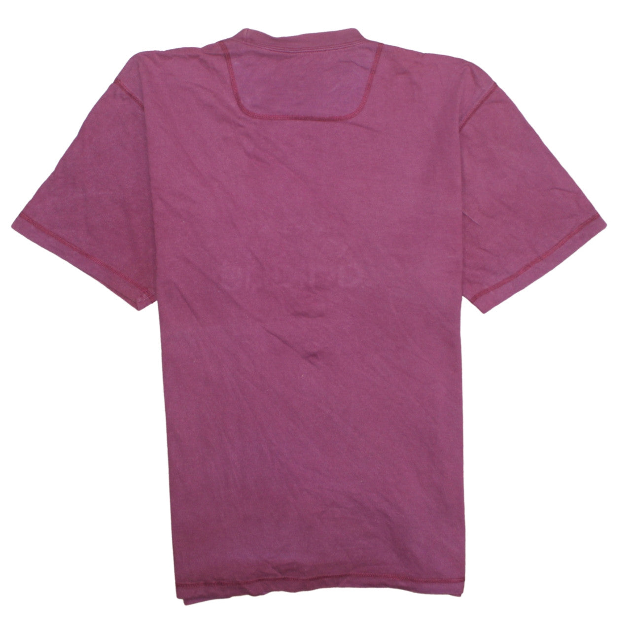 Adidas Men's Pink Crew Neck Cotton Sports T-Shirt Size L