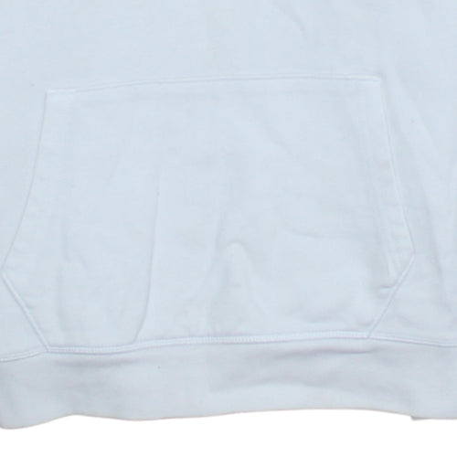 Levi's Men's White XS Pullover Hoodie with Logo Print