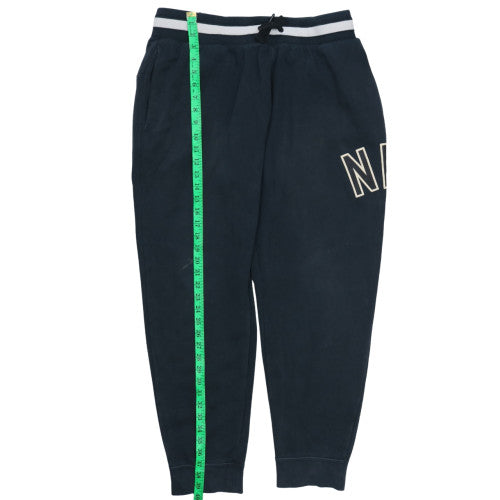 Nike Men's Black Fleece Jogger Sweatpants L Elastic Waist Tapered Fit