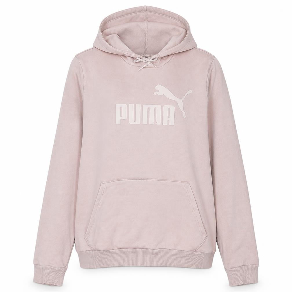 Puma Womens Pink Pullover Hoodie Size XL Relaxed Fit Cotton Blend
