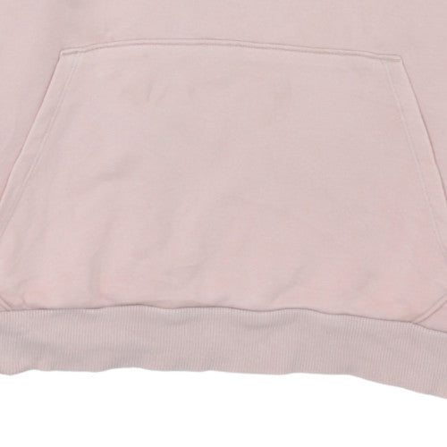 Puma Womens Pink Pullover Hoodie Size XL Relaxed Fit Cotton Blend