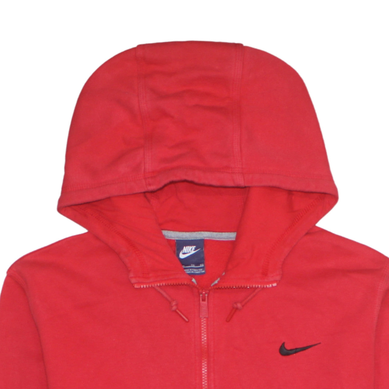 Nike Men's Red Full Zip Hoodie XL Regular Fit Sportswear