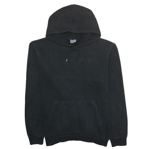 Puma Men's Black Pullover Hoodie L Regular Fit Fleece Sweatshirt