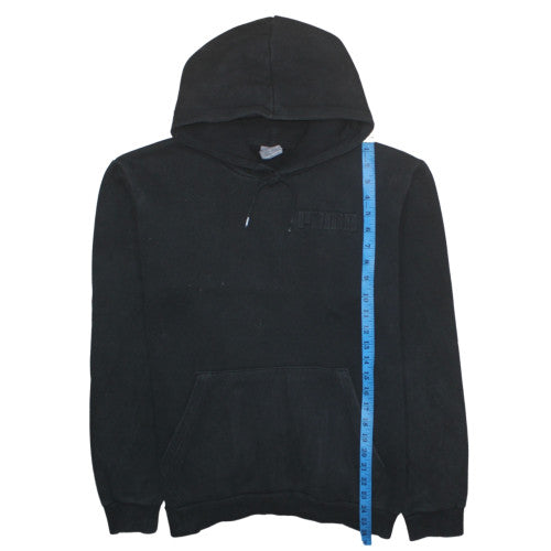 Puma Men's Black Pullover Hoodie L Regular Fit Fleece Sweatshirt