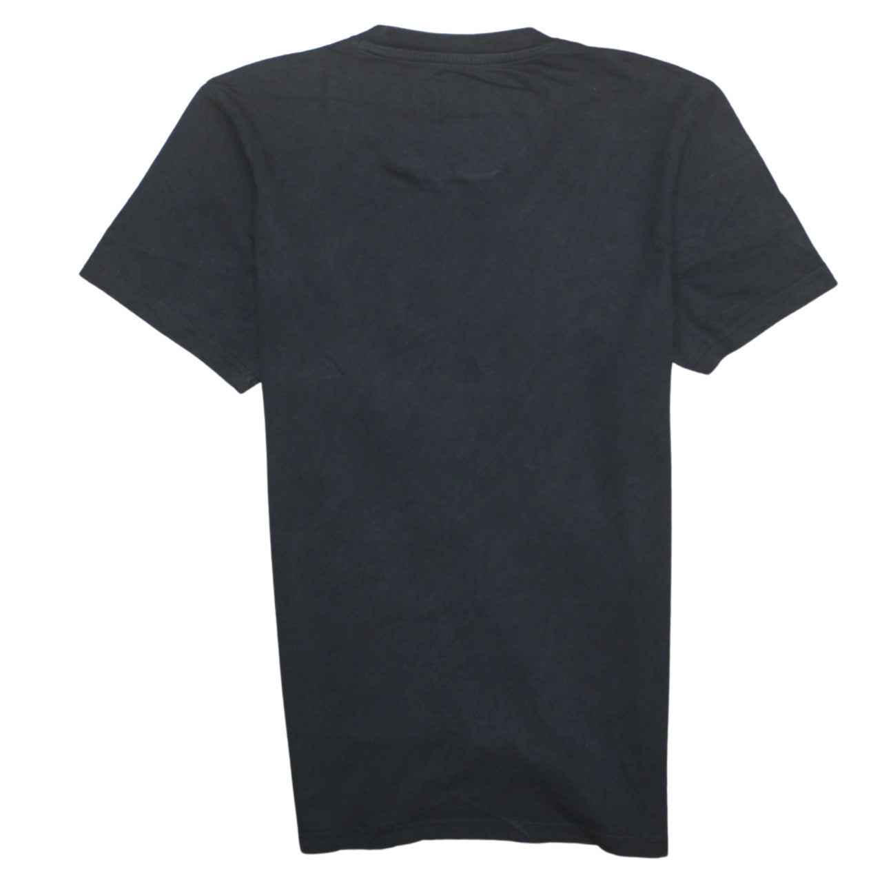 Adidas Men's Black Small Trefoil Logo Cotton T-Shirt