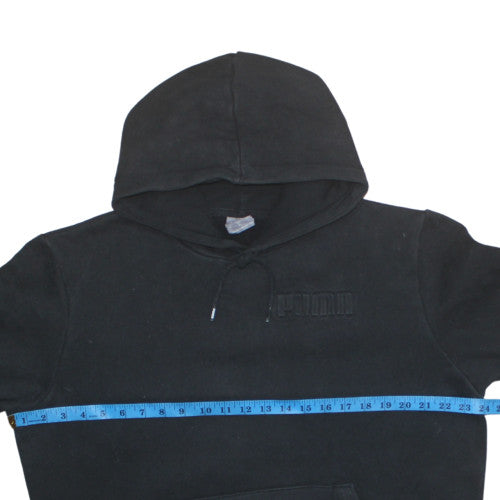 Puma Men's Black Pullover Hoodie L Fleece Regular Fit Sportswear