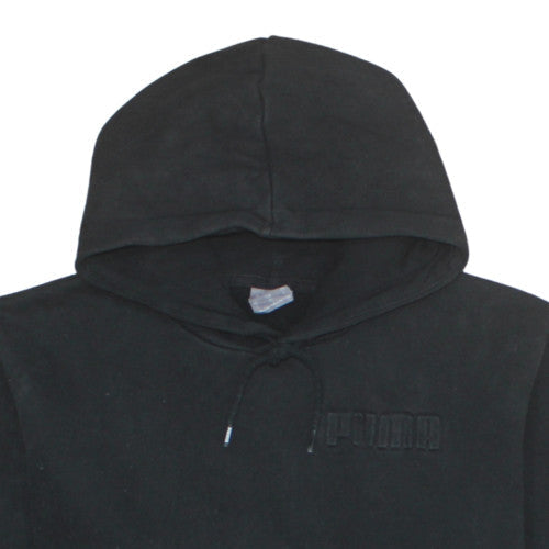 Puma Men's Black Pullover Hoodie L Fleece Regular Fit Sportswear