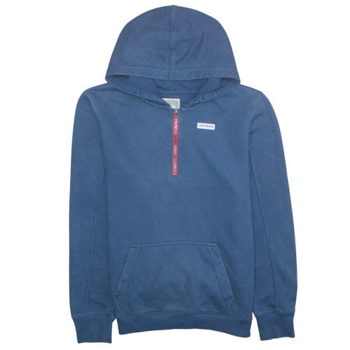 Converse Boys Blue 1/2 Zip Pullover Hoodie XL 13-15 Years