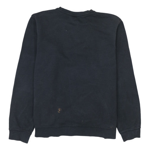 Nike Men's Black Crew Neck Pullover Sweatshirt L Logo Sportswear