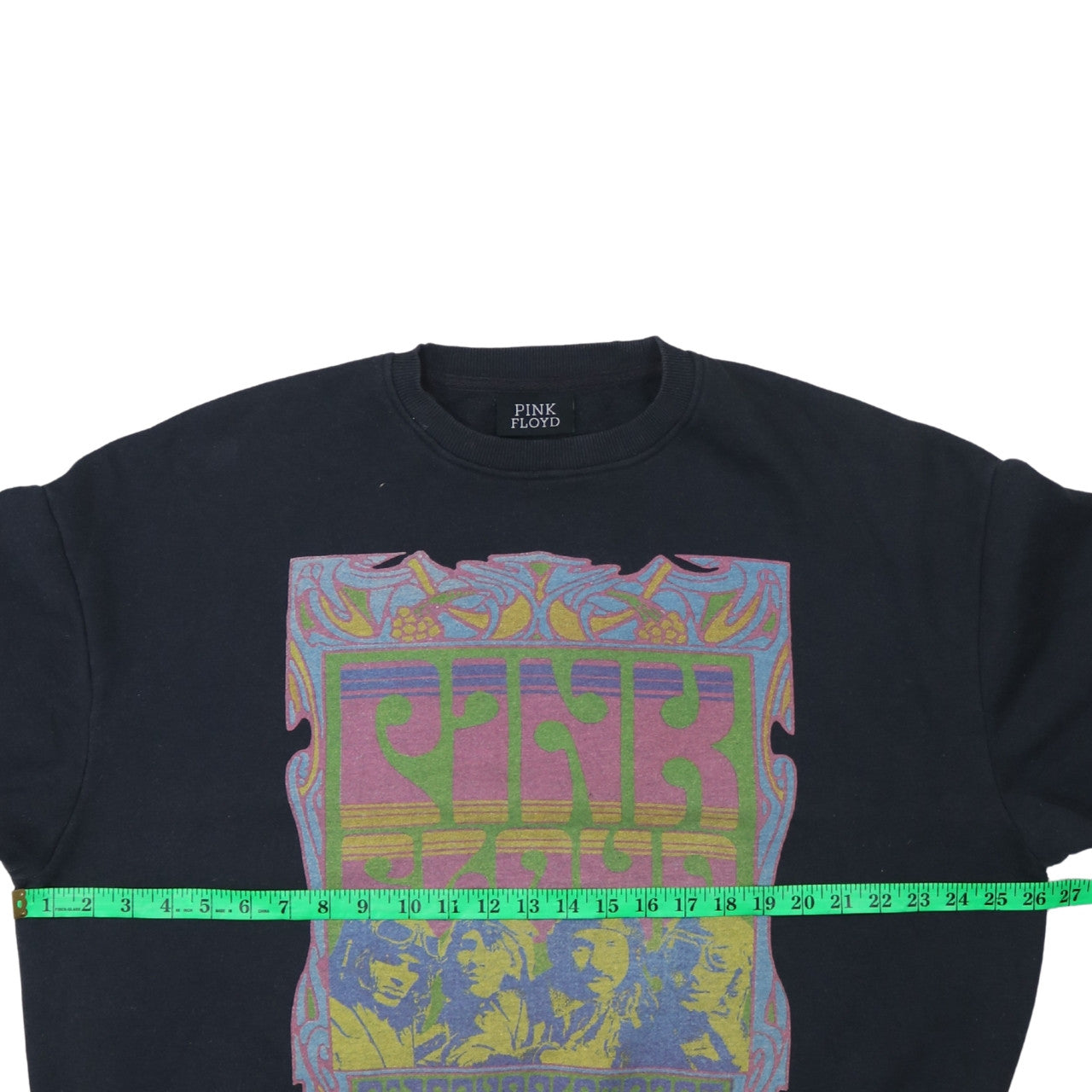 Pink Floyd Womens Black Graphic Band Sweatshirt Size 14 M