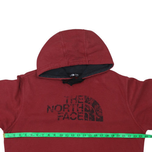 The North Face Men's Red Pullover Fleece Hoodie Size L