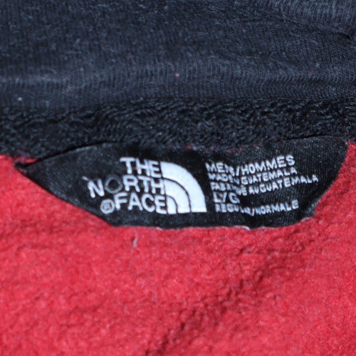 The North Face Men's Red Pullover Fleece Hoodie Size L