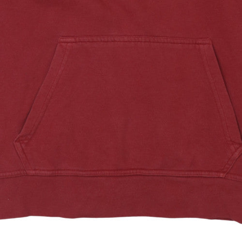 The North Face Men's Red Pullover Fleece Hoodie Size L