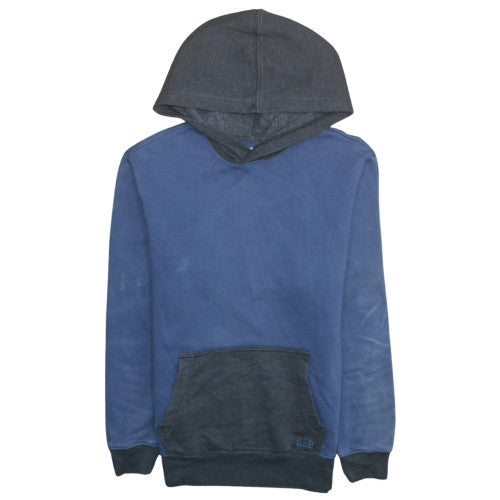 GAP Mens Blue Pullover Hoodie XS Regular Fit Fleece Sweatshirt