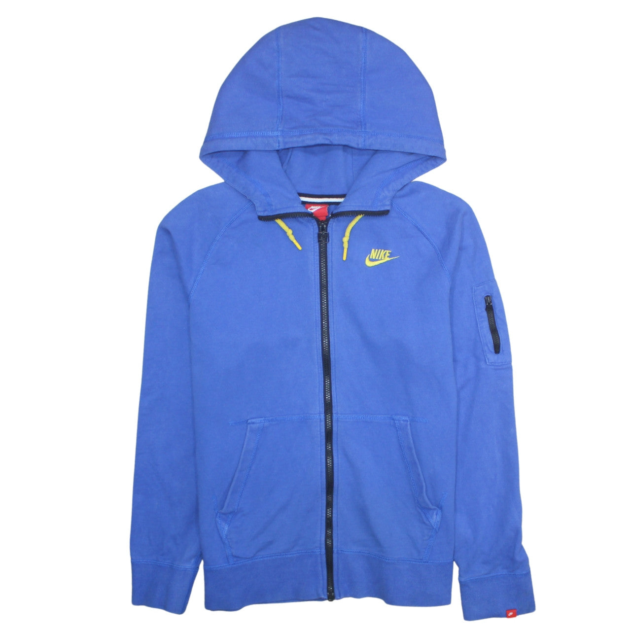 Nike Men's Blue Full Zip Hooded Sweatshirt XL Cotton