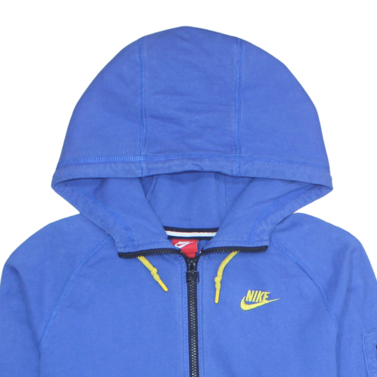 Nike Men's Blue Full Zip Hooded Sweatshirt XL Cotton