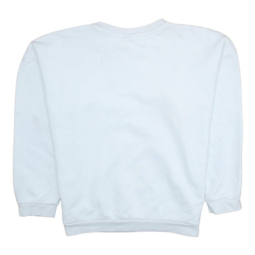 Adidas Women's White Crew Neck Long Sleeve Sweatshirt Size M