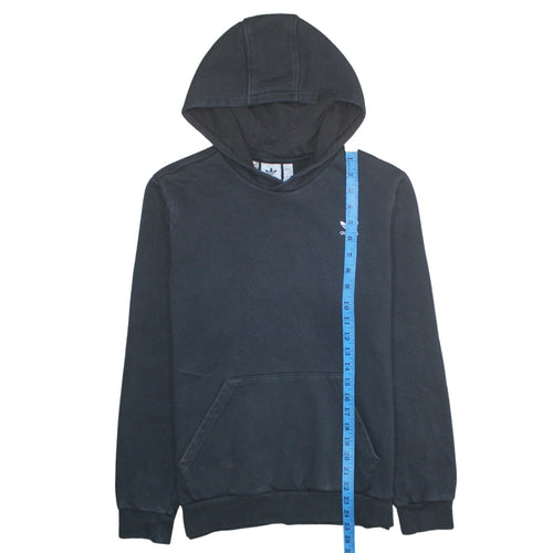 Adidas Teens Black XL Pullover Hoodie with Logo and Kangaroo Pocket