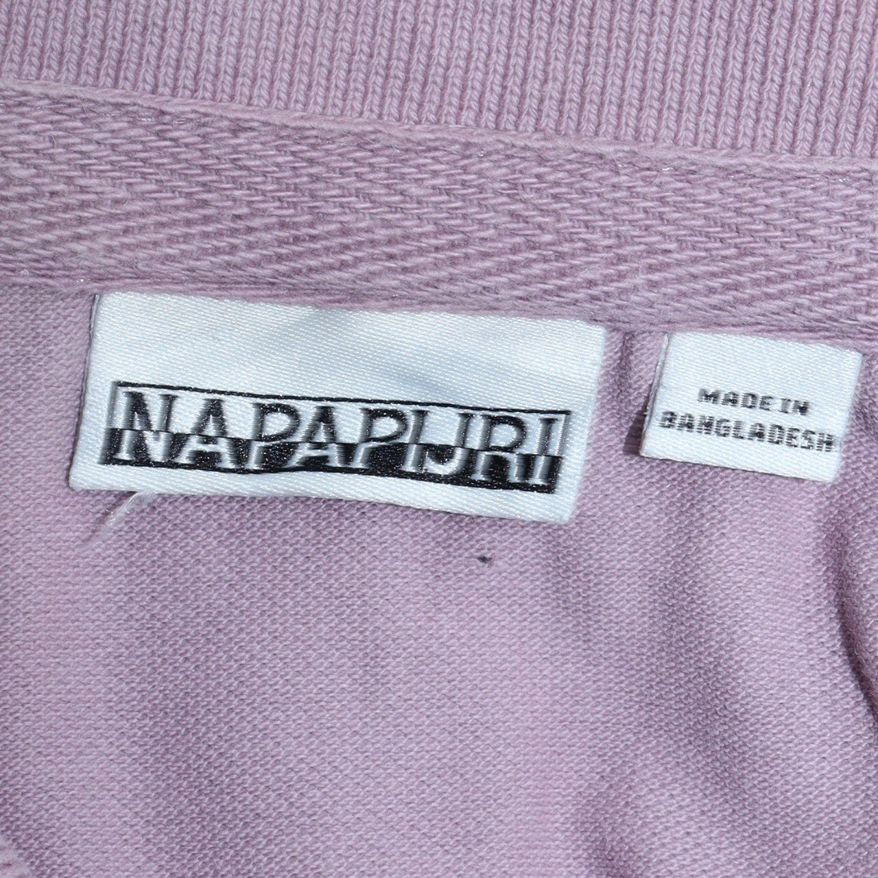 Napapijri Men’s Purple Cotton Polo Shirt Size XL Regular Fit