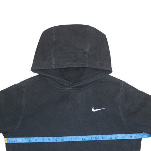 Nike Teens Black XL Pullover Hoodie with Logo Pocket Sportswear