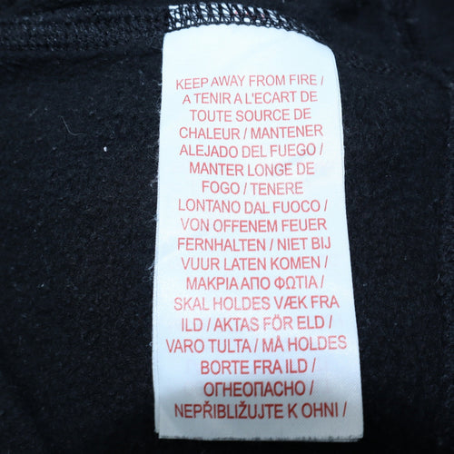 Nike Teens Black XL Pullover Hoodie with Logo Pocket Sportswear