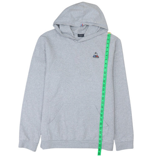 Le Coq Sportif Men’s Grey 2XL Pullover Hoodie with Logo