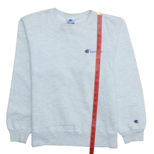 Champion Men's Grey Small Crew Neck Pullover Sweatshirt