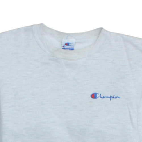 Champion Men's Grey Small Crew Neck Pullover Sweatshirt