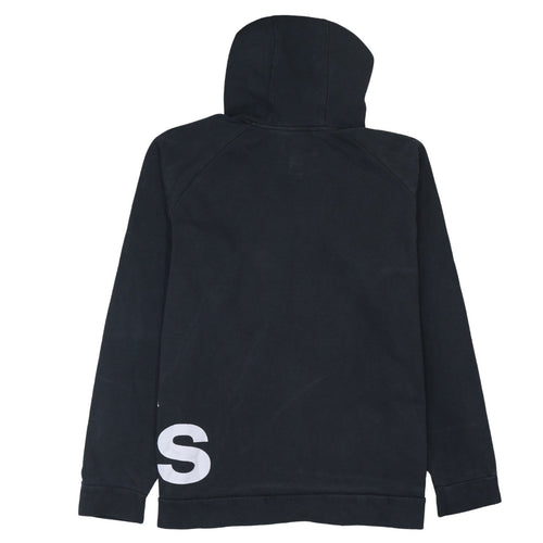 Adidas Men's Black Pullover Hoodie Medium Logo Fleece Sweatshirt