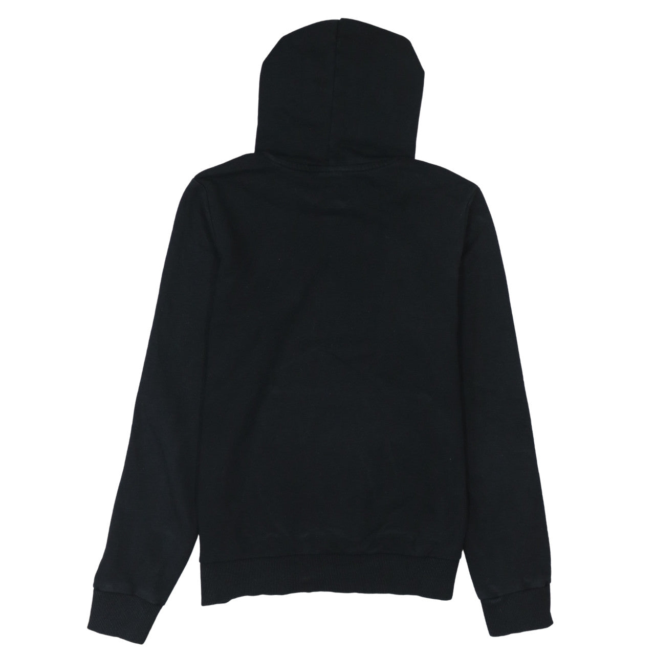Puma Womens Black Hoodie UK 12 Pullover Long Sleeve Logo Sweatshirt