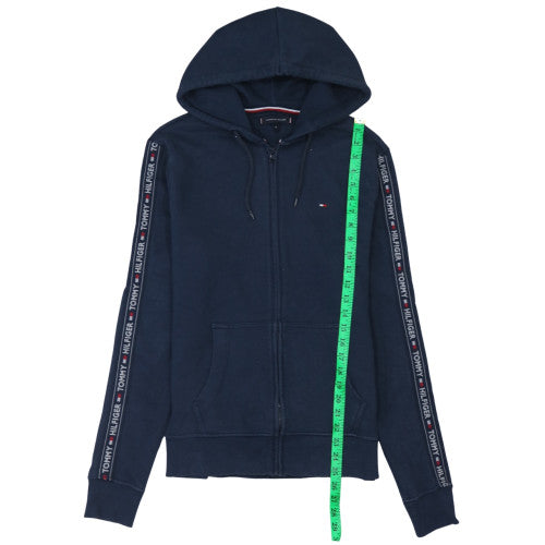 Tommy Hilfiger Men's Blue Full Zip Hoodie Size M Regular Fit