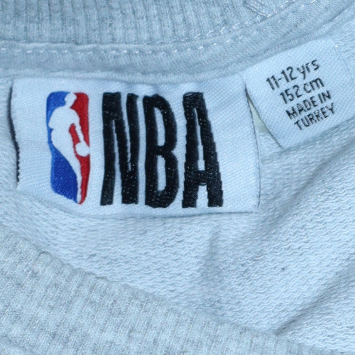 NBA Los Angeles Lakers Grey Regular Fit Teens Sweatshirt