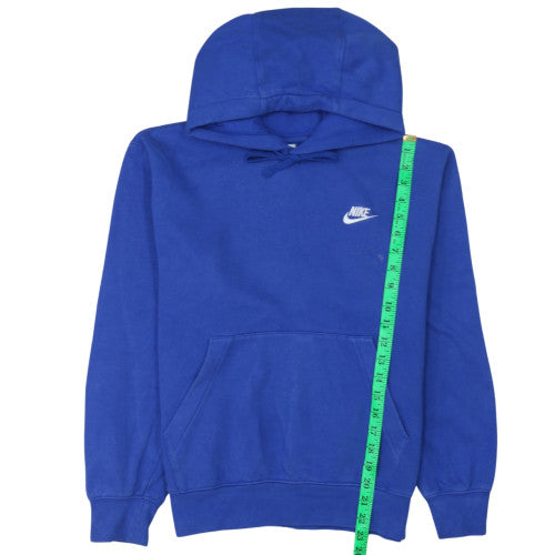 Nike Men's Blue Pullover Hoodie XS Regular Fit Fleece Sportswear