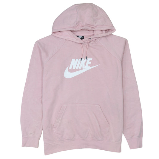 Nike Women's Pink Pullover Hoodie XL Cotton Casual Sweatshirt