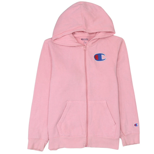 Champion Womens Pink Full Zip Hoodie XL Classic Fit Casual