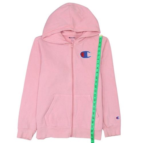 Champion Womens Pink Full Zip Hoodie XL Classic Fit Casual