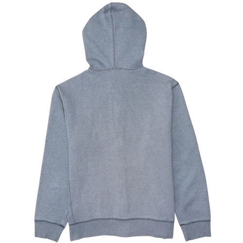 GAP Men's Grey Full Zip Hoodie L Logo Fleece Sweatshirt