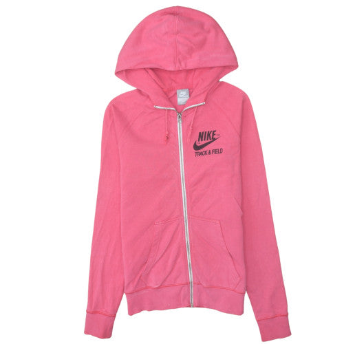 Nike Men's Pink Full Zip Hoodie Sweatshirt M Sportswear