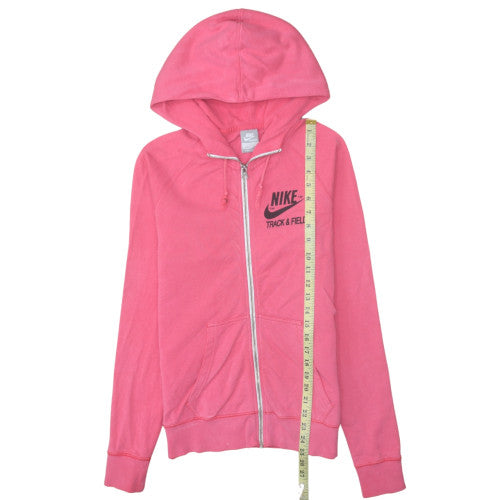 Nike Men's Pink Full Zip Hoodie Sweatshirt M Sportswear