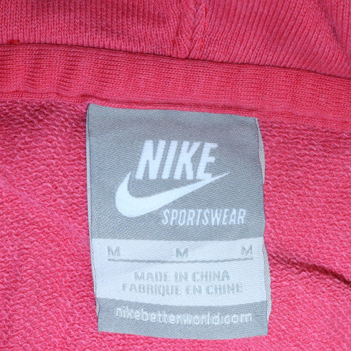 Nike Men's Pink Full Zip Hoodie Sweatshirt M Sportswear